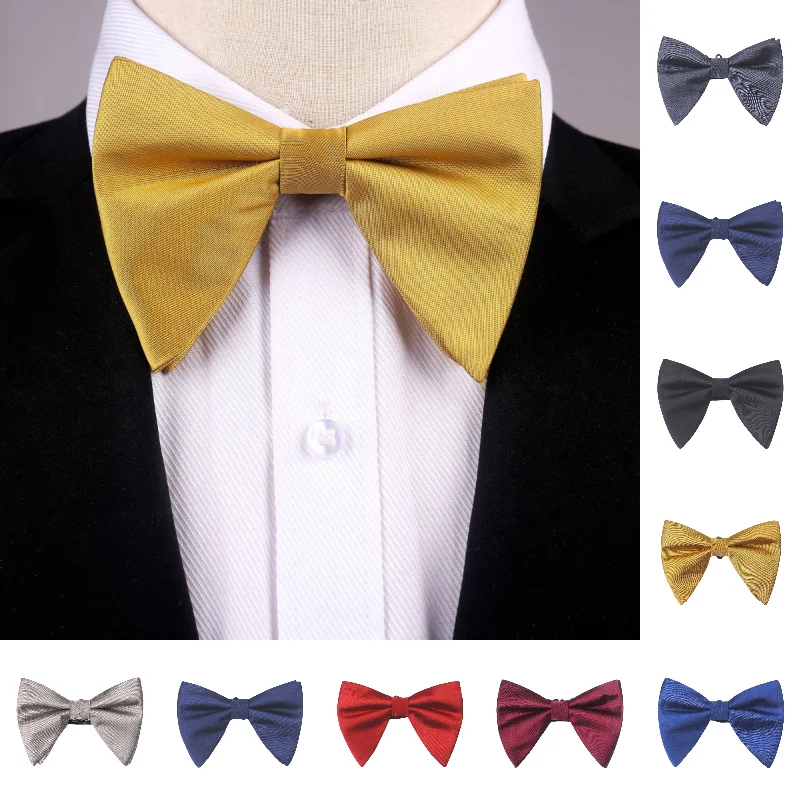 Bowtie Bow Tie Butterfly Big Mens Bowknot Wedding Lovely Cravat Adult Accessories Clip-on Women Cute school MW51