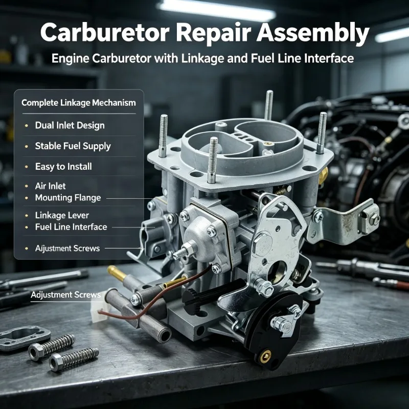 H204C Carburetor OE 21083-1107010 Direct Replacement Fit For 21083 Engine Aluminum Fuel Carburetor Assembly Vintage Car
