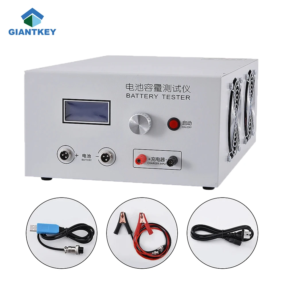 

Battery Capacity Tester EBC-B20H 12-72V 20A Lead Acid Lithium Battery Support External Charger Discharge AC100-240V