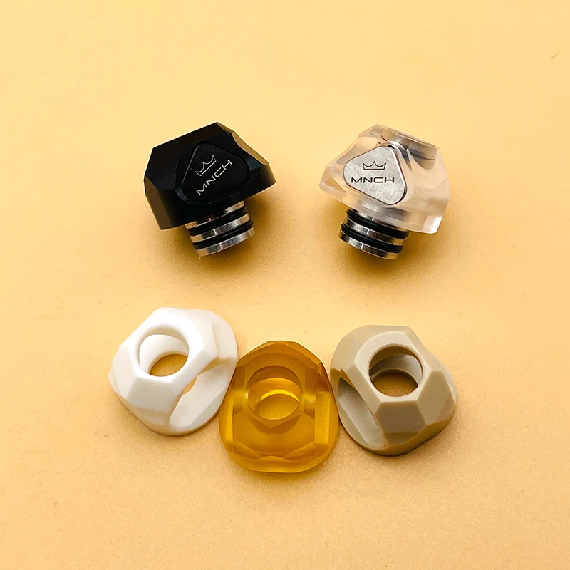 DSXvape Monarchy Drip Tip 510 Cyber 2 Set SS POM PEI PEEK PC For SXK BB / Billet Mod Kit Mouthpiece Narrow Bore Vape Accessory