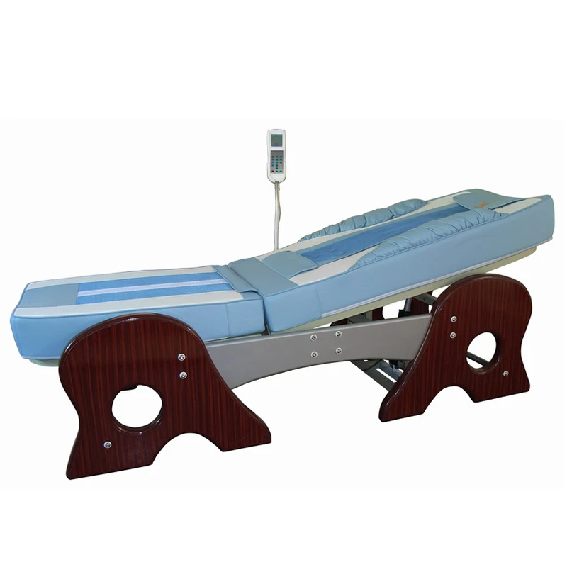 2024 New 3D Electric Jade Stone Full Body Massage Table Thermal Jade Roller Massage Bed