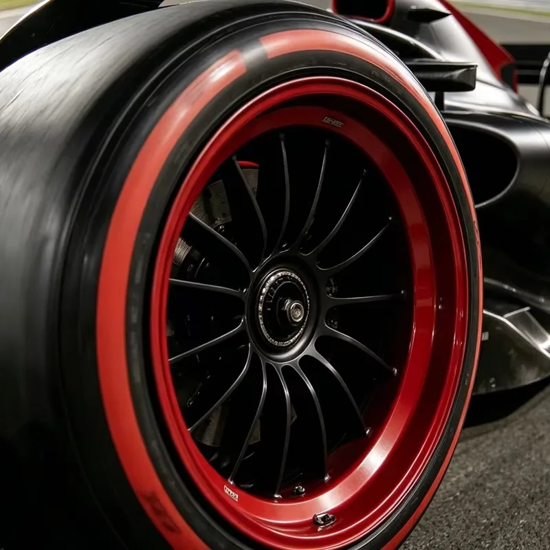 13x15J Deep Concave Multi Spoke Red d Lip Forged Alloy Wheels Formula Race Off-road Style Custom Rims