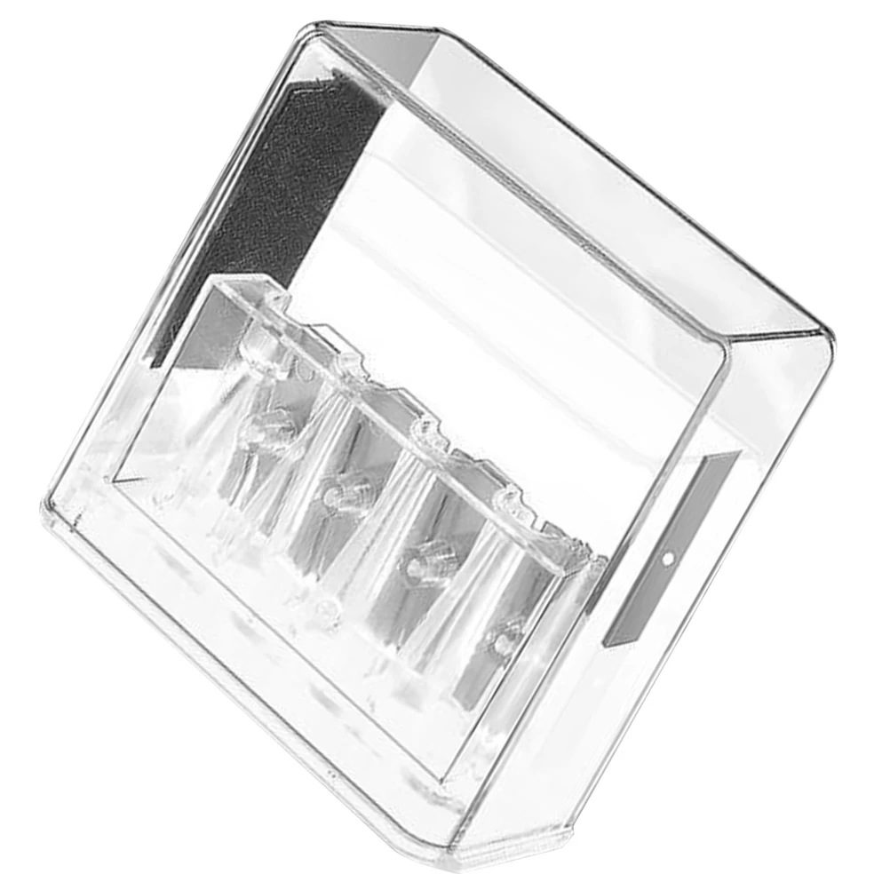 

Pencil Sharpener 4 Hole Planer White Single Manual Crayon Metal Classroom Kids H held Time Saving Student Supplies