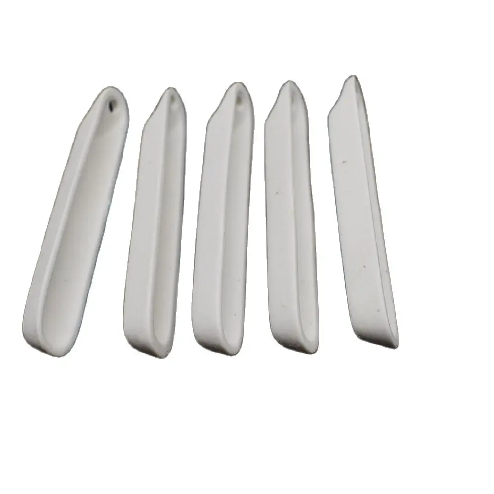 5 Pieces Alumina Ceramic Boat for Centrifugal Casting High Temperature Quartz Silica Melting Crucible Jewelry Making Tools