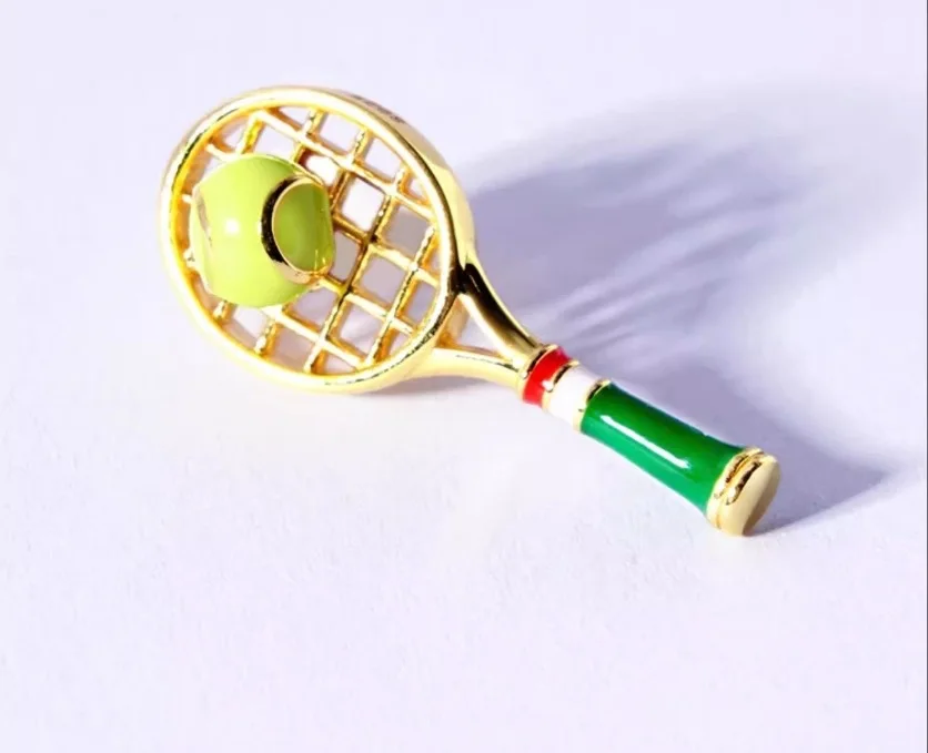

Fashion Leisure Sports Wind Tennis Racket Asymmetric Earrings High Value Earrings Small Temperament Earrings Ear Jewelry