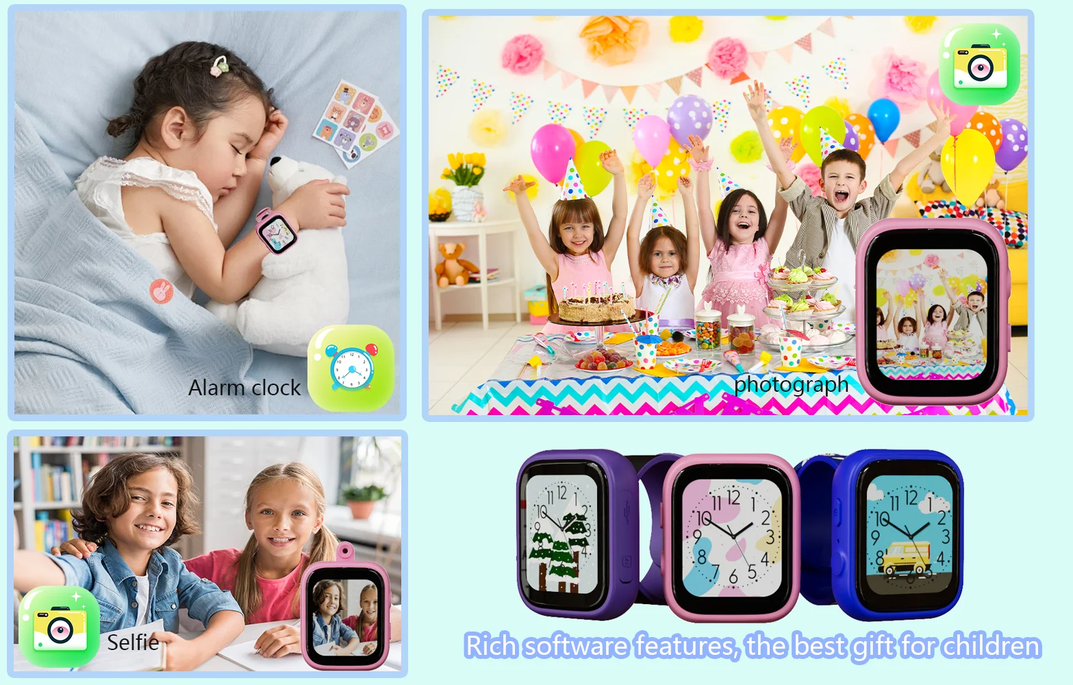 Children Watch Birthday Gifts For Child Boys Girl Smart LED Digital Cartoon Kids Smartwatch 32MB Bracelet Wristwatch reloj niño