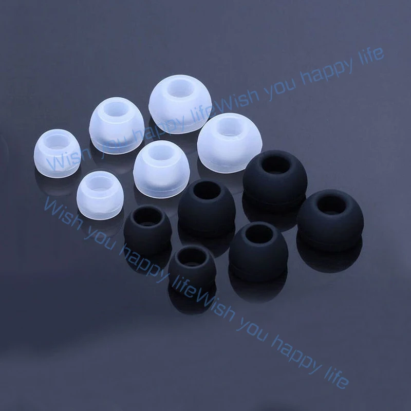L... 20Pcs Replacement Soft Silicone Earbuds Tips For Bluetooth Cover Earphone In-Ear