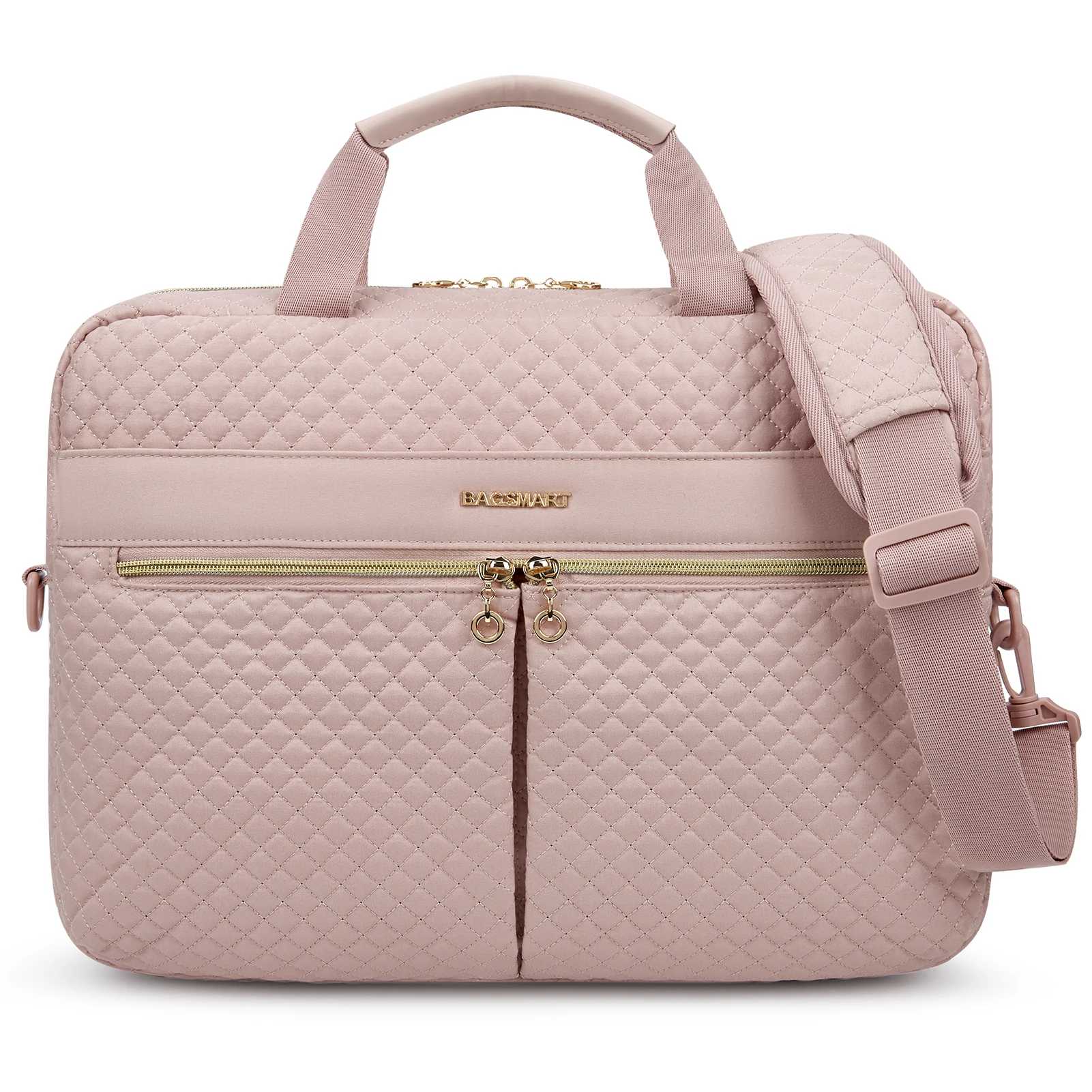 BAGSMART, bolsos para ordenador portátil para mujer, bolso para portátil de 15,6 y 17,3 pulgadas para Macbook Air Pro 13 15, bolso para ordenador, maletín, bolsa de trabajo