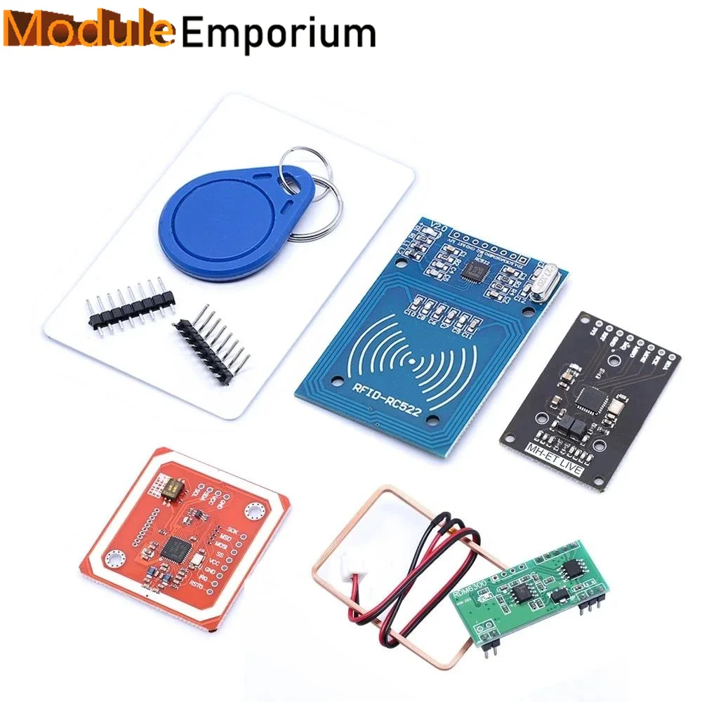 Moduł NFC RFID RC522 MFRC-522 PN532 RDM6300 Zestawy S50 13,56 Mhz 125 Khz 6 cm z tagami SPI Zapis i odczyt dla arduino uno 2560