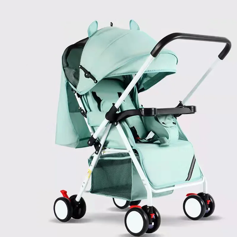 new arrival economical price light weight double direction umbrella buggy baby stroller foldable portable pram 2023