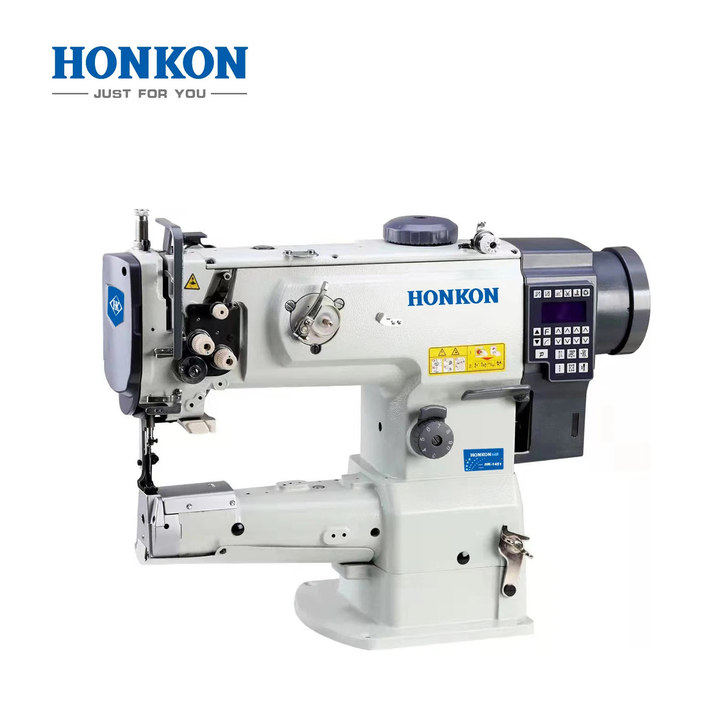 

Hot Selling Heavy Cylindrical Type Single Needle Direct Drive Industrial Sewing Machine HK-1341
