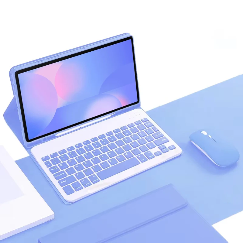 

Чехол с клавиатурой для Samsung Galaxy Tab S10 FE+ S10 FE Plus 13,1 дюйма SM-X620 SM-X626B Чехол с клавиатурой и подставкой для карандашей