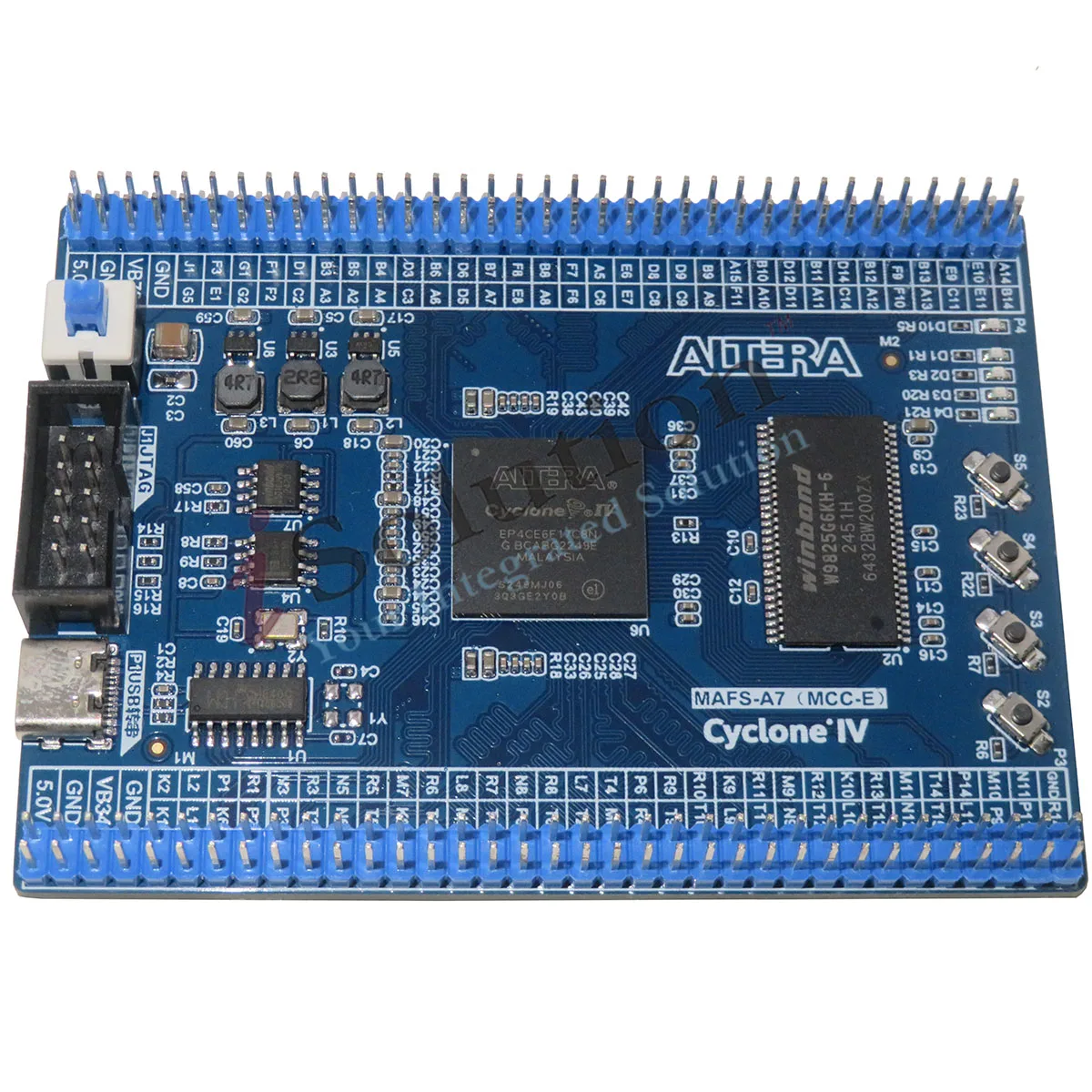 EP4CE6F17C8N Cyclone4 FPGA لوحة النظام الأساسية مجلس التنمية/EP4CE6F17C8/جهد الأسلاك التفاضلية قابل للتعديل