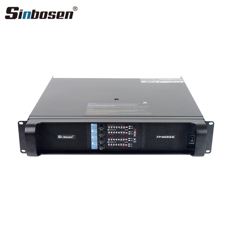 2U Powerful 4*4650W 4 Ohm Professional High Frequency 4 Channel Class Td Power Amplifier