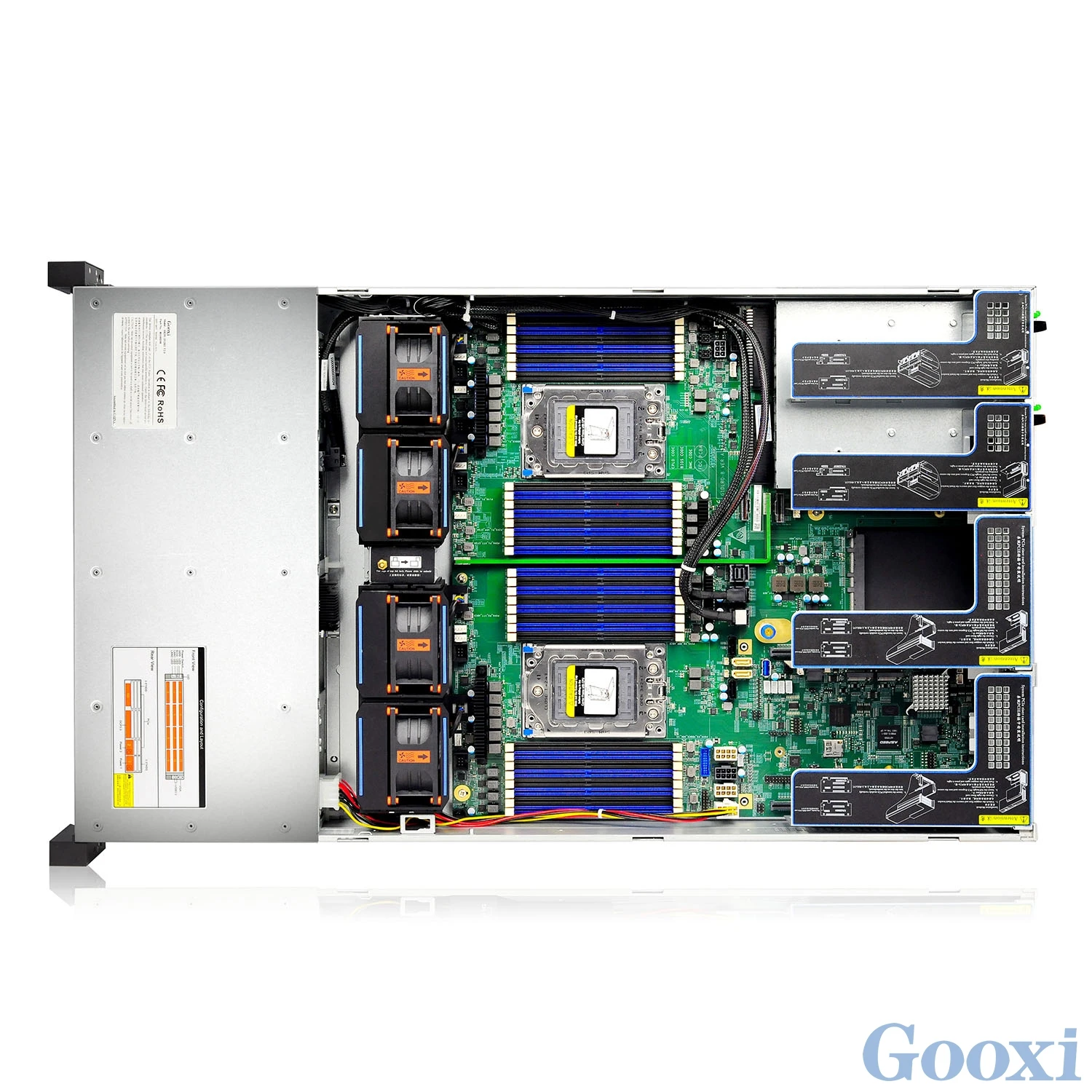 Customized Server Gooxi SR201-D08R AMD EPYC 7003 Series Cpu Server