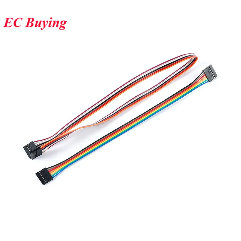Dupont line 20cm 25cm 50cm 2.54mm Female to Female 7P 7 Pin Color Breadboard Cable Jump Wire Jumper For Arduino