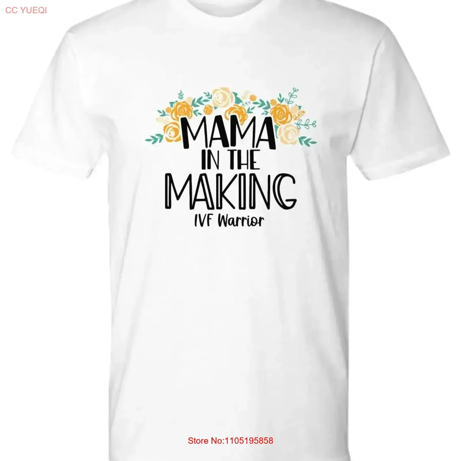 

Футболка IVF Mama, белая футболка «Мама в изготовлении», забавная новинка, винтажная стираная уличная одежда на день матери, универсальная, слегка повседневная