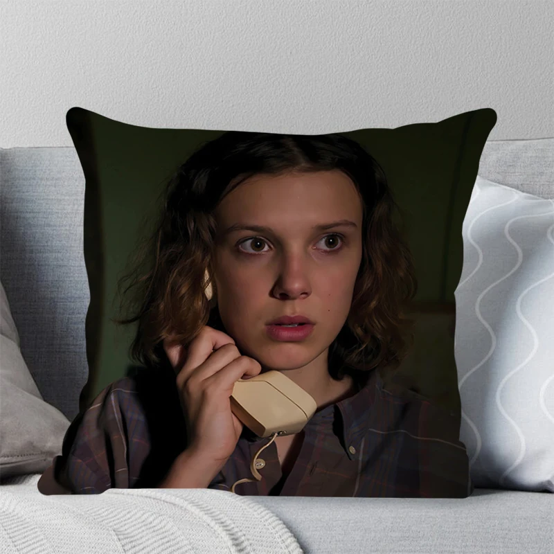 High-quality bedding square pillow comfortable sofa pillow cover Office leisure cushion pillowcase Stranger Things Home Decor