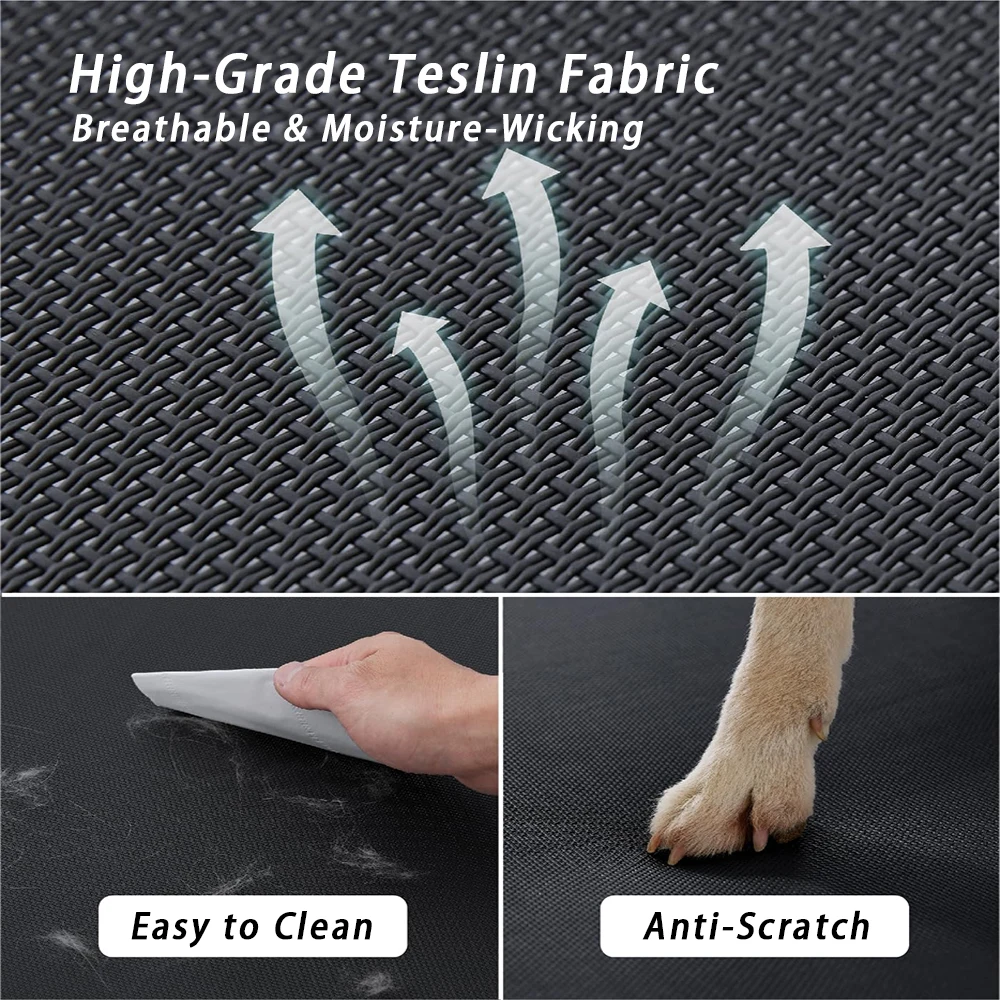 Letto amaca per cani ecologico Rete lavabile resistente alla masticazione durevole per uso interno ed esterno Gambe a scatto antiscivolo Raffreddamento per gatti