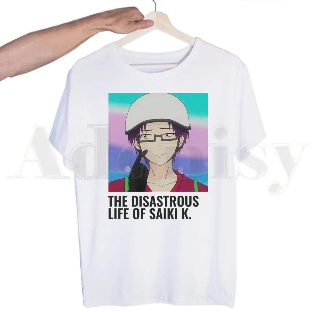 The Disastrous Life of Saiki K Funny Shun Kaidou Tshirts Men Fashion Summer T-shirts Tshirt Top Tees Streetwear Harajuku Funny