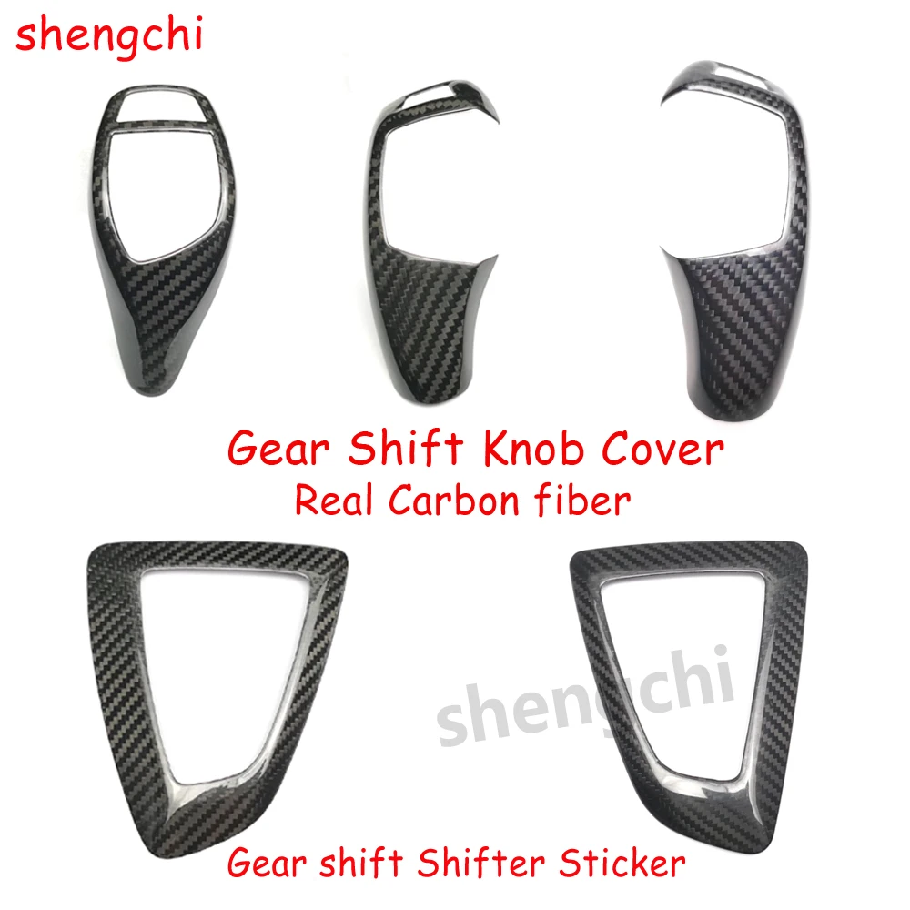 

Carbon Fiber Gear Shift Knob Cover for BMW F30 F31 F20 F21 F22 F32 F33 F36 F10 F12 F13 F06 F34 F15 Gear shift Shifter Sticker