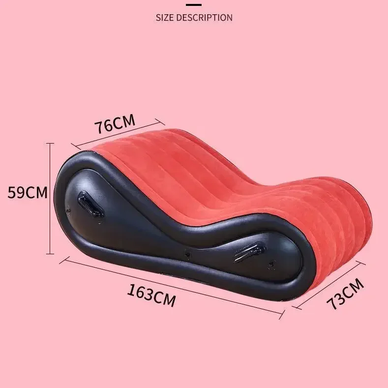 Inflatable Folding Sofa Bed Velvet Soft Living Room Furniture Love Sofas Chair Home Furniture Carton Foldable Bathroom 5pcs