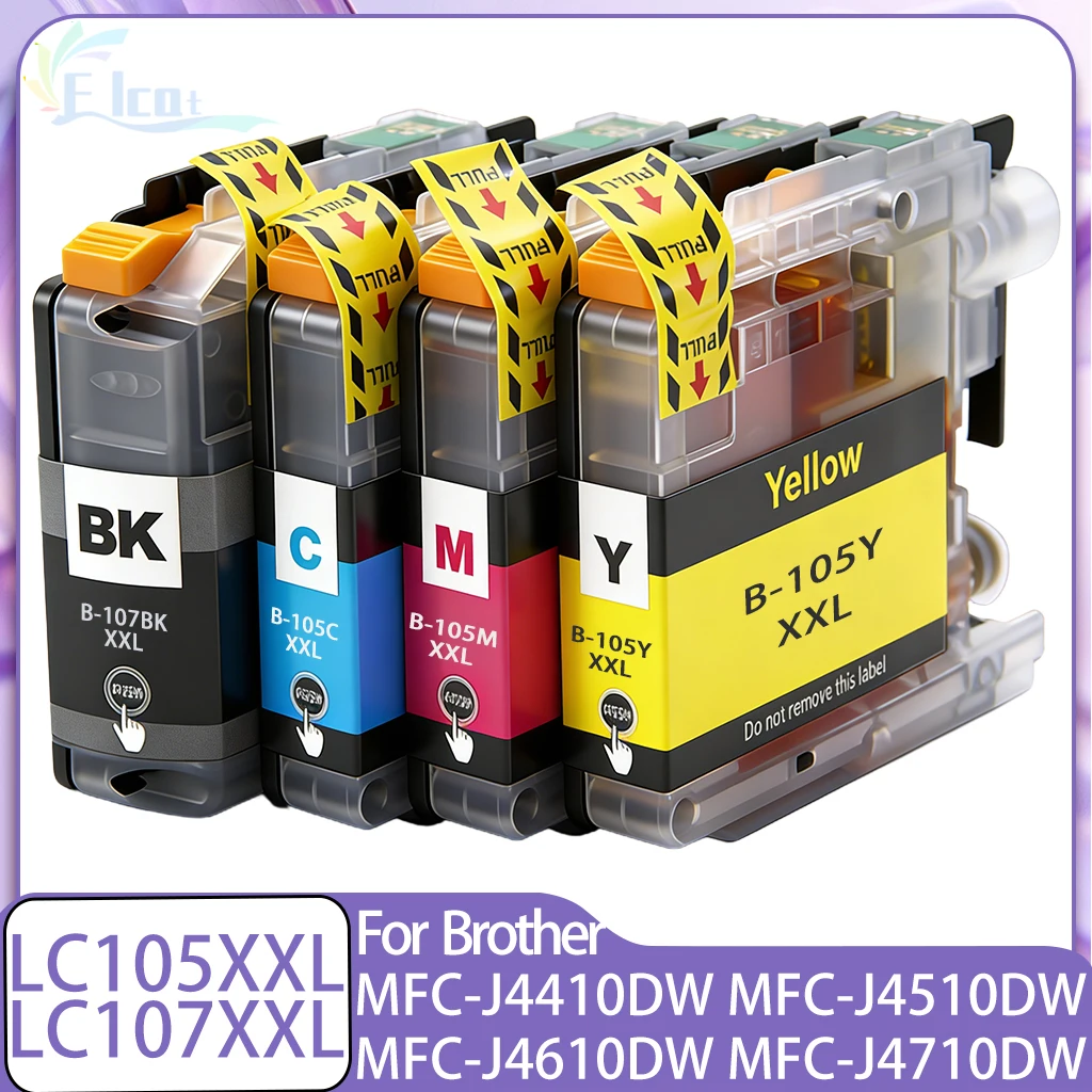 

LC105 LC105XX LC107 LC107XXL Ink Cartridge Compatible For Brother MFC-J4310DW MFC-J4410DW MFC-J4510DW MFC-J4610DW 4710DW Printer