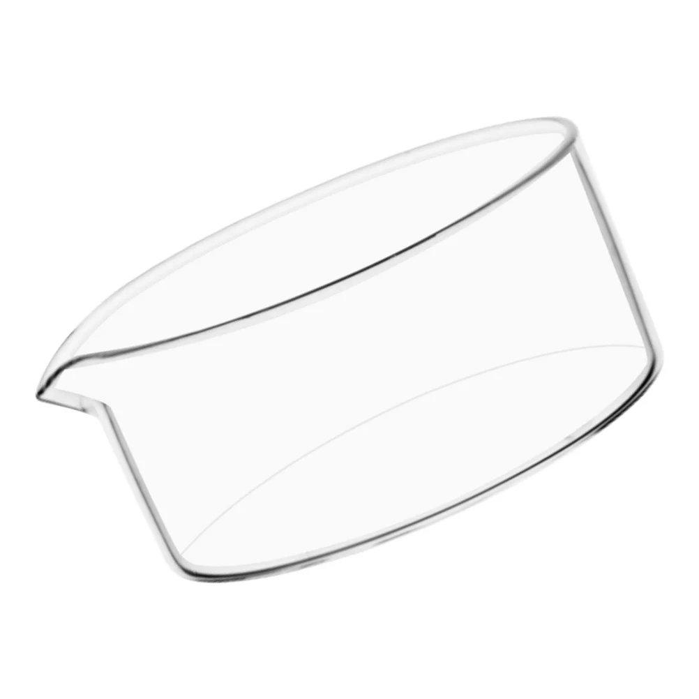 Glass Crystallizing Dish 200Ml Spouted Rim for Clean Pouring Laboratory Crystallization Test Purification Supplies