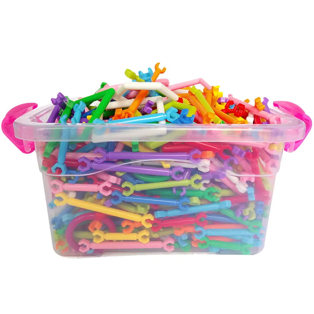 

1Set Creative Puzzle Wand Assembly Set for Children Improve Logic Reasoning Motor Skills Storage Box Included