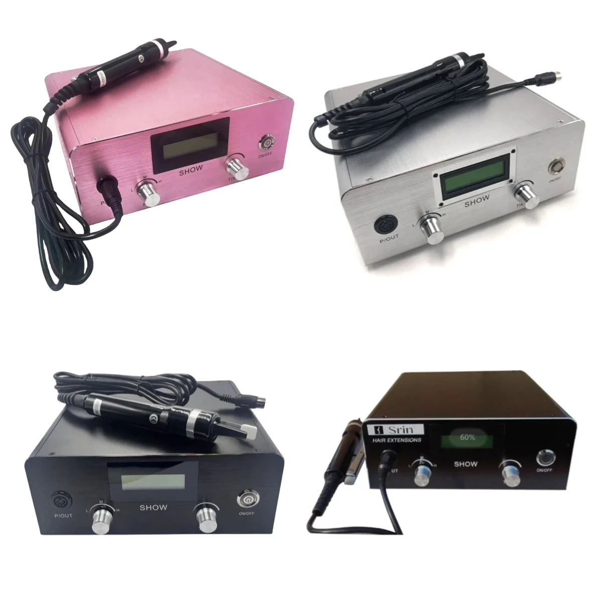 Premium Hair Extension 6D Hair Extensions Machine Cold Fusion Technology Connectors Latest Digital Ultrasonic Hair Styling Tools
