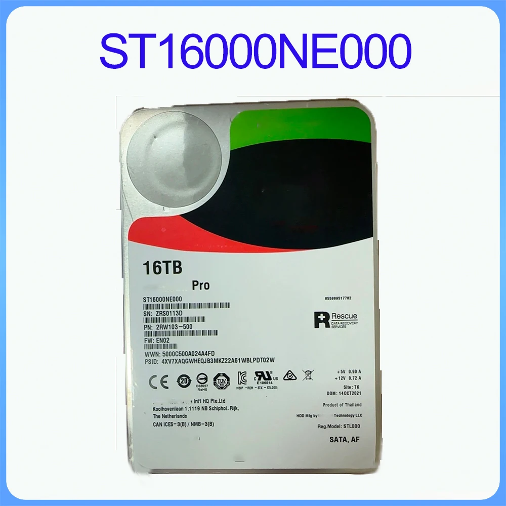 

FOR Seagate Pro 16TB Internal 7200RPM 3.5" ST16000NE000 HDD