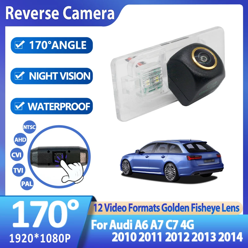 

CCD Starlight Night Vision Fisheye Waterproof Car Parking Vehicle For Audi A6 A7 C7 4G 2010 2011 2012 2013 2014 Accessories