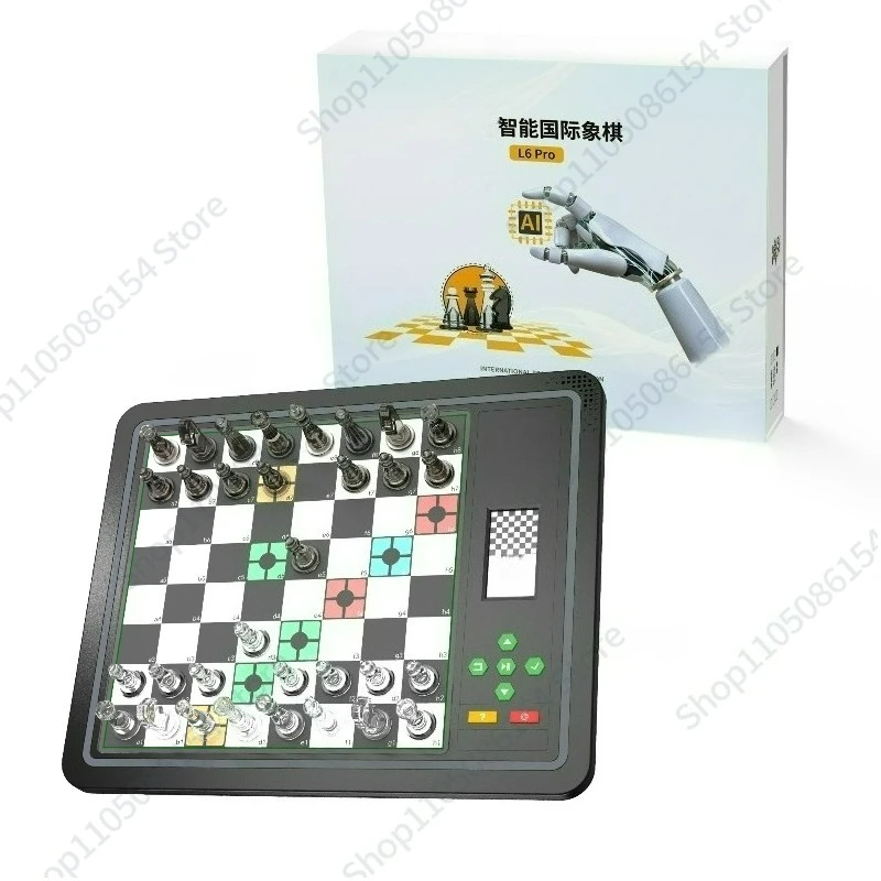 

Интеллектуальная шахматная доска с защитой для глаз, ИИ-игра, автоматические шахматы, электронное обучающее устройство