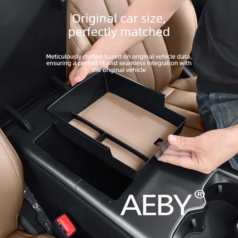 

AEBY For BYD Song Pro DM-i Smart Driving Editio 2025-2026 Center Console Organizer Tray,Anti-Slip Mat Interior Accessories