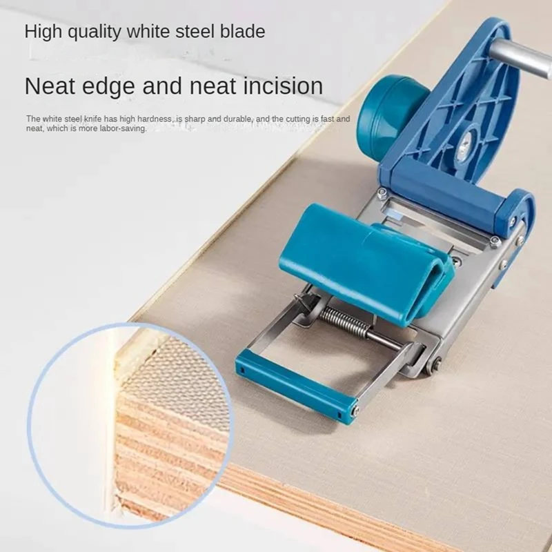 Edge Banding Trimmer Woodworking Curved/Straight Dual Quick Edge Banding Trimmer Carpentry PVC Edge Band Cutting Tool Durable