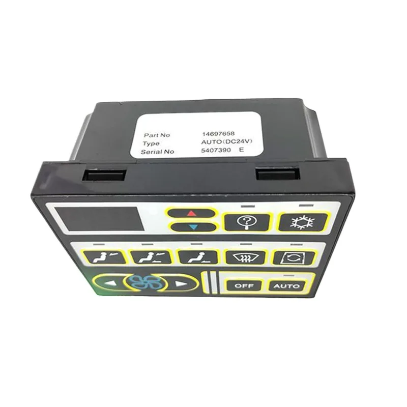 

The excavator is suitable for Vol-vo EC140/EC210/EC240/EC290/EC360/EC460B air conditioning control panel temperature regulation