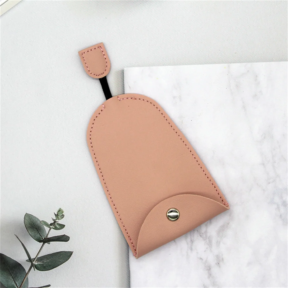 Unisex PU Leather Key Bag, cor sólida Key Cover Carteiras, Governantas Car Key Holder Case, Keychain Pouch Organizer, Mini Bolsa