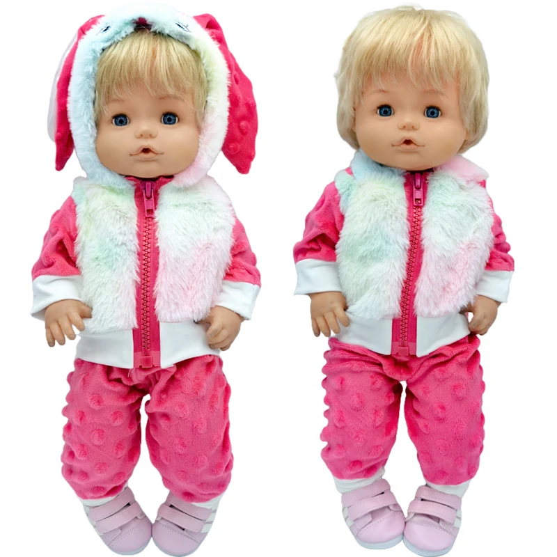 40cm Baby Doll Rompers  for 42cm Nenuco Unicorn Suit Ropa Y Su Hermanita Doll Clothes Accessories