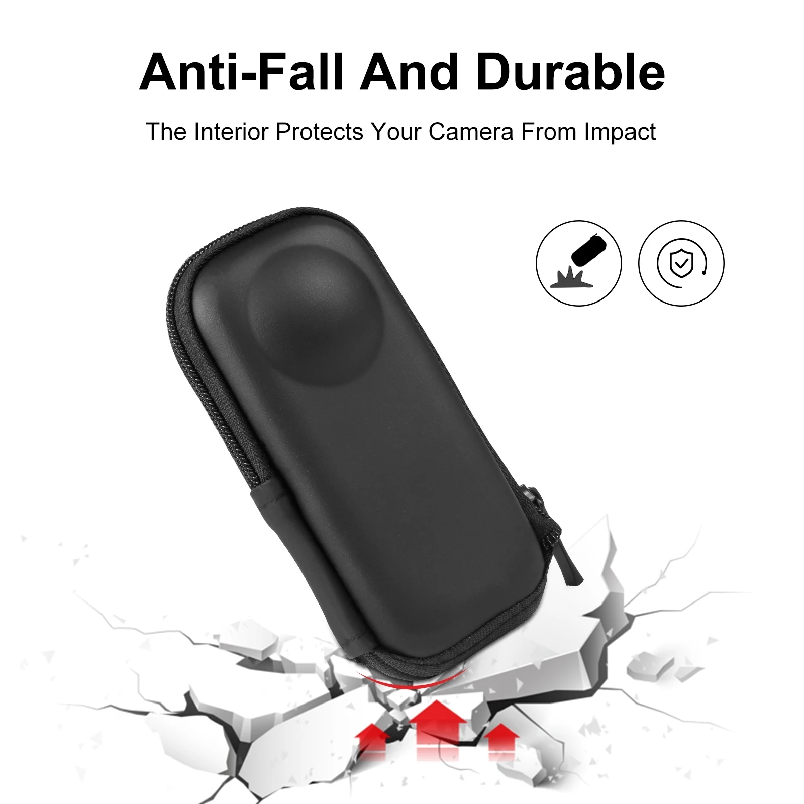 بولوز ل Insta360 X3/واحد X2 كاميرا المحمولة صندوق صندوق تخزين حقيبة ل Insta360 X3/واحد X2 كاميرا بانورامية