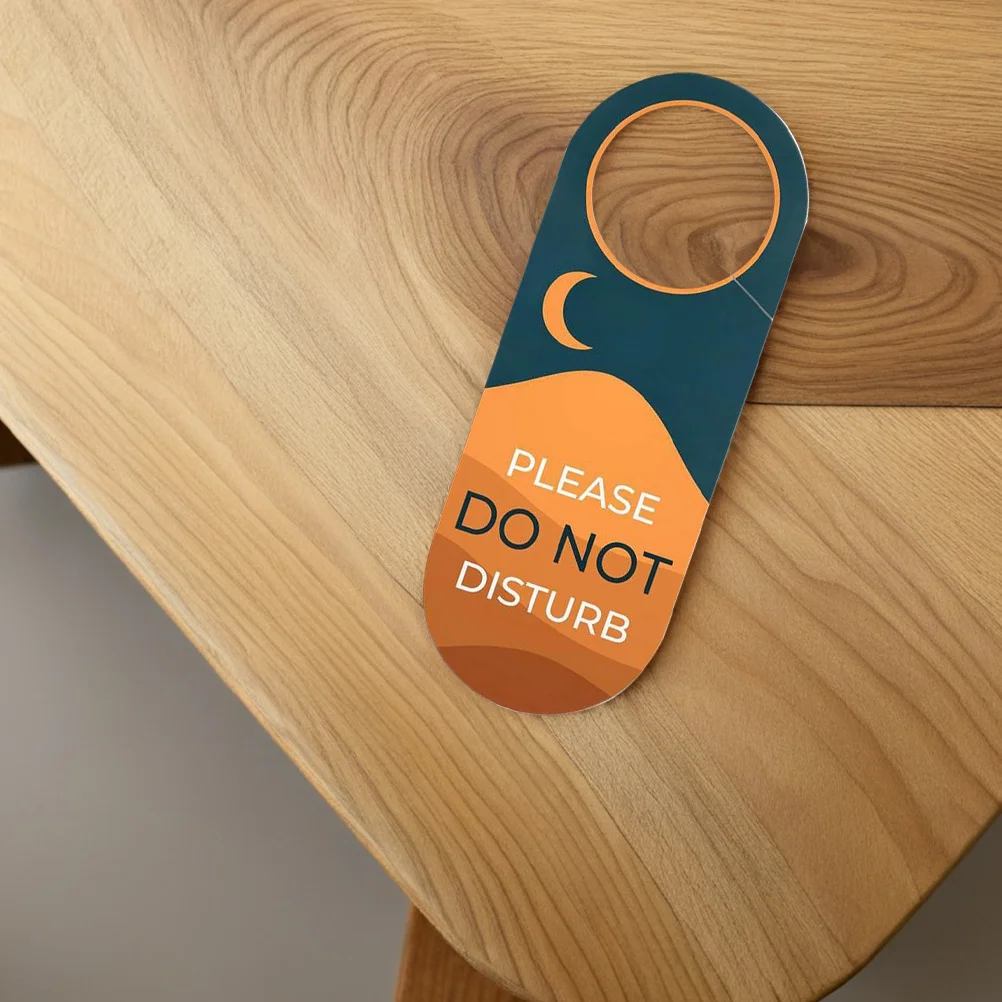 

2Pcs Double-Sided Do Not Disturb Door Sign Thick Paper Hanging Sign for Hotel Room Office Bedroom Privacy Door Signs for Office