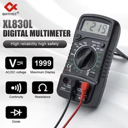 JCD XL830L Digital Multimeter AC/DC  Ammeter Voltmeter Ohm Voltage Tester 1999 Counting Multifunctional Portable Multimeter