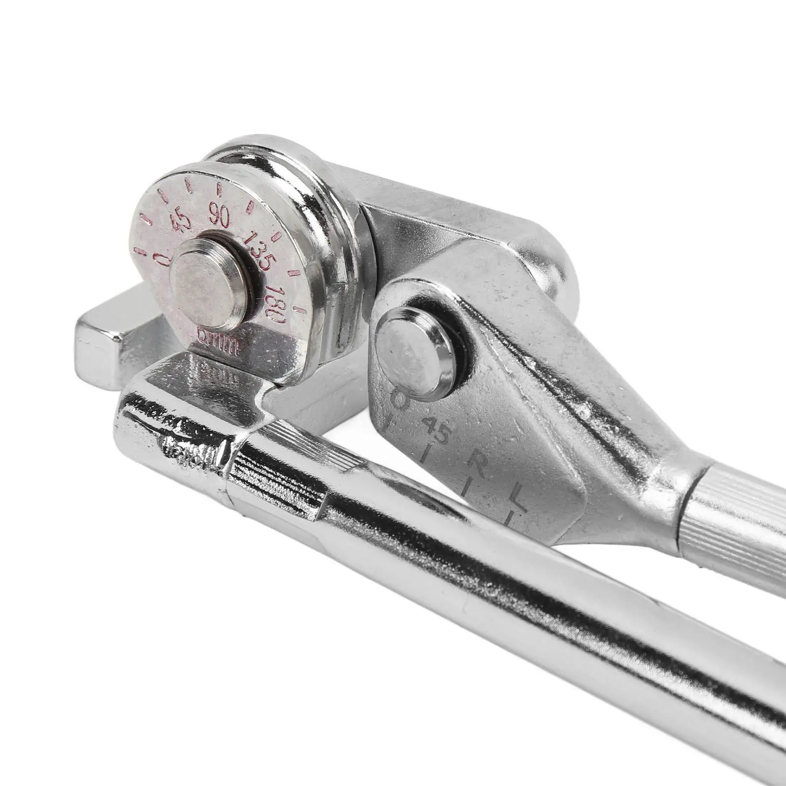 كماشة ثني الأنابيب 6 مم مريحة ومقاومة للاهتراء 180 درجة مع مقياس واضح للألمنيوم والنحاس المقاوم للصدأ #4