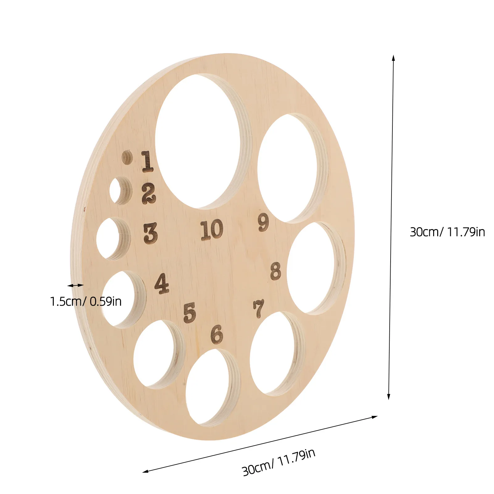 Childbirth Teaching Hollow Out Design For Childbirth Education Wood Cervical Dilations Wheel Realistic Tool