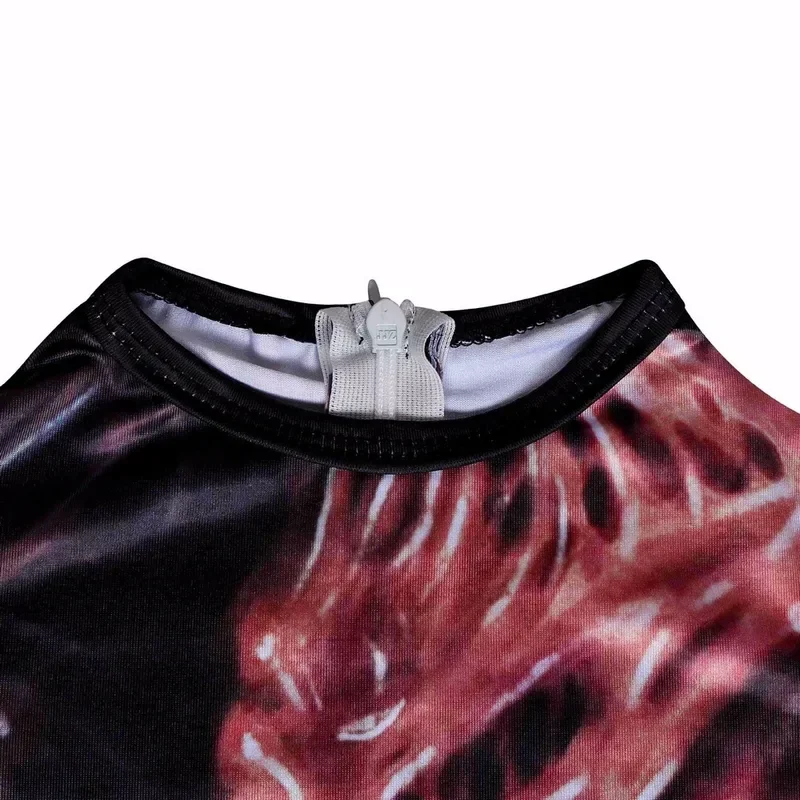 2024 disfraz de cosplay de cabeza estroboscópica para niños con máscara, mono de fiesta divertido de anime para niños y niñas, monos de disfraces de Carnaval de halloween M