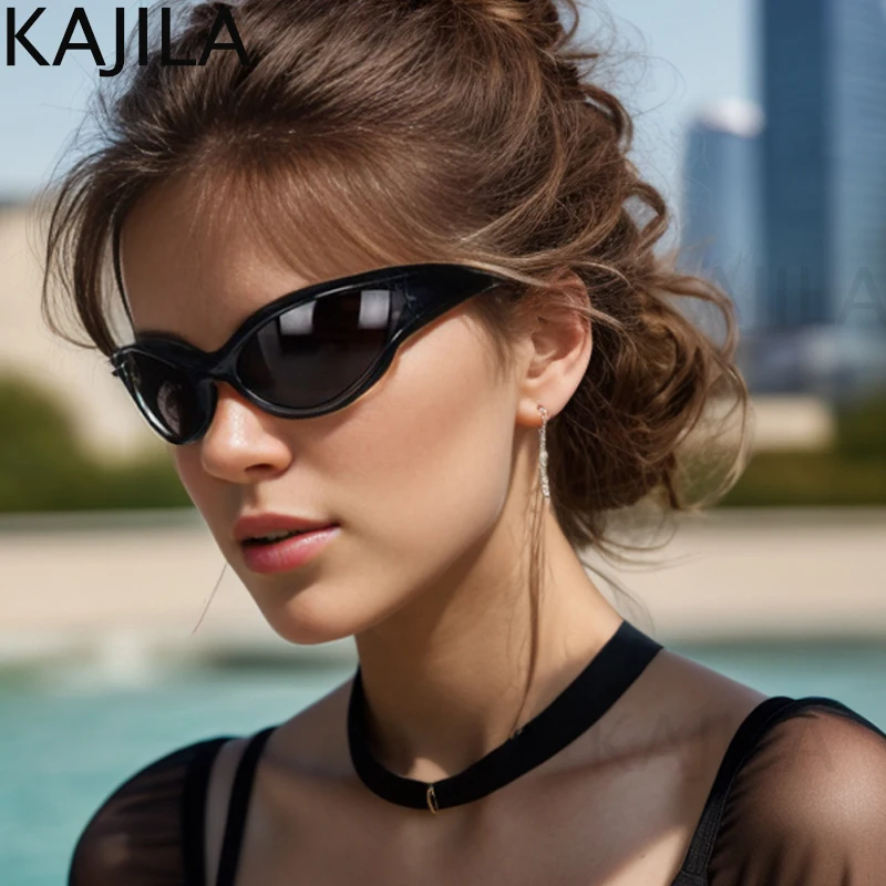 Dinamo Cat Eye occhiali da sole donna 2024 Luxury Brand Designer New In Fashion Round occhiali da sole per uomo Y2k Punk Sports Goggle Male