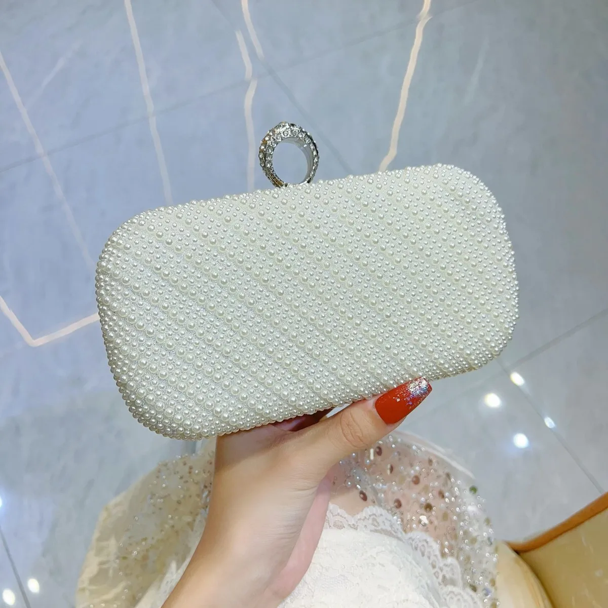 

Женская вечерняя сумка-клатч Celebrity Pearl для банкетов и торжеств, портативная сумка-мессенджер для вечерних мероприятий, сумка для свадебного торжества (Bolsos De Fiesta Para Mujer Boda)