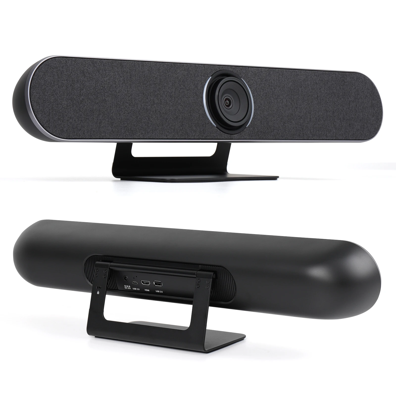 4K Conference Camera Best Price Fast Delivery VA100 OEM ODM 4K USB Video Bar All-in-One Smart Split Screen, AI Smart Tracking, 4