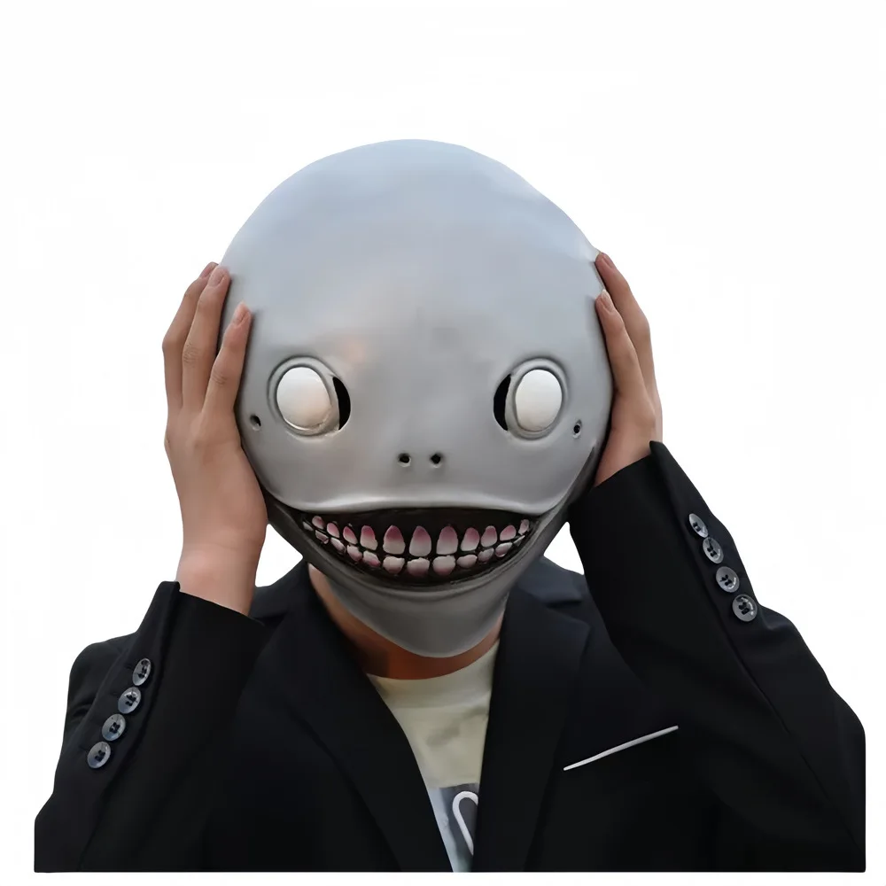 NieR: Automata Emil Maschera Halloween Horror Casco in lattice Halloween Stage Maschera in lattice Costume Crazy Party Cool Play Prop Drop Ship