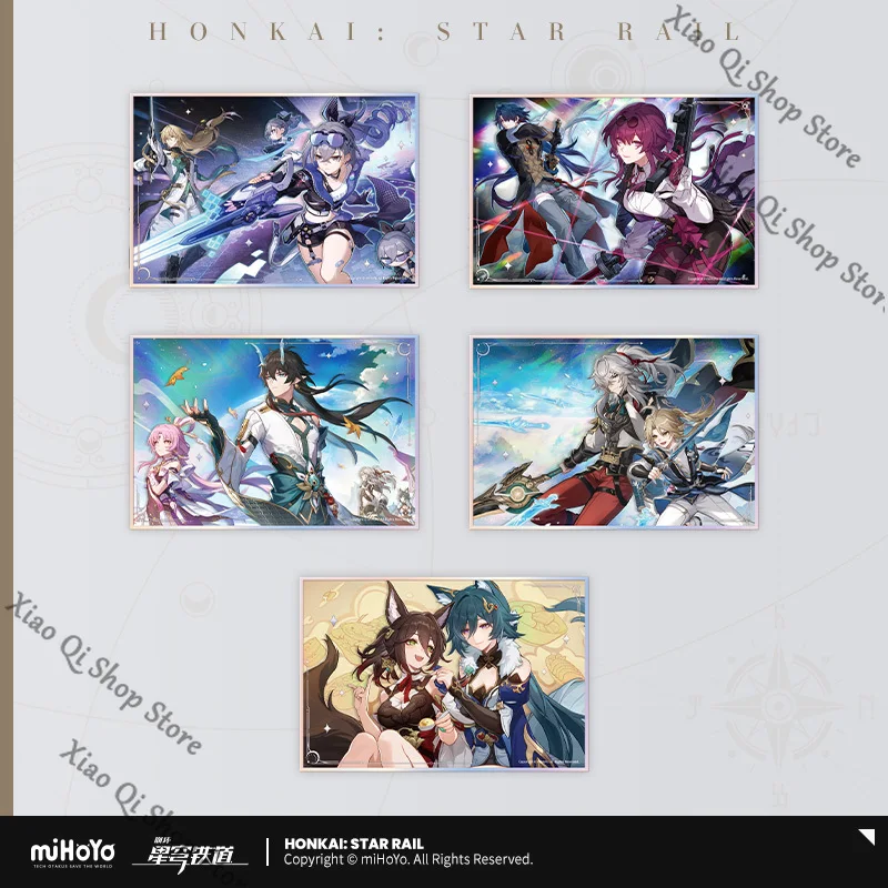 

presale - official Genuine Honkai: Star Rail Game ambitus Interstellar Travel Series acrylic color paper High appearance level