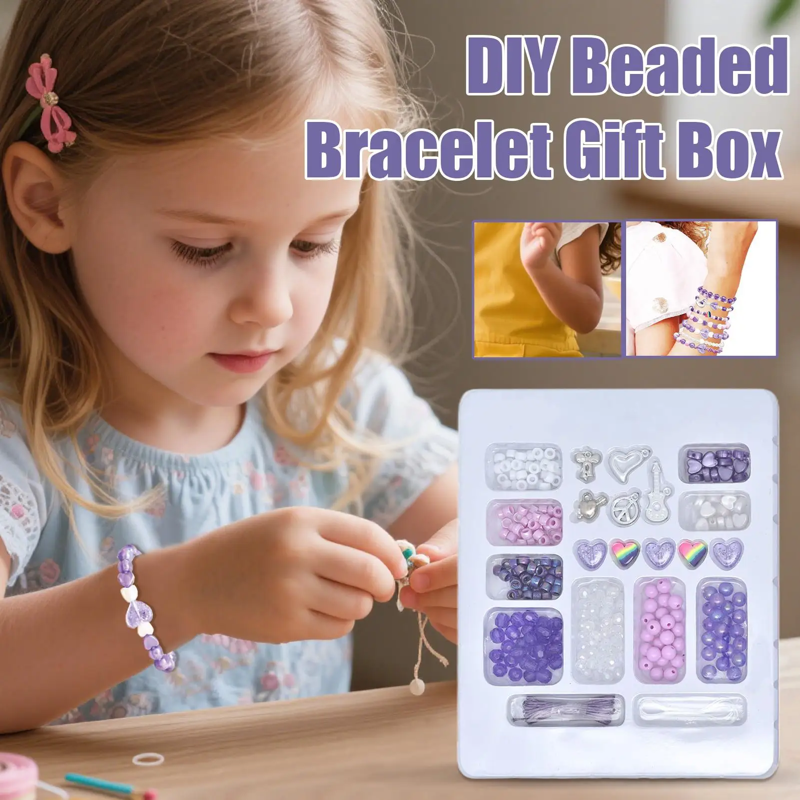 Friendship Bracelet Kit Girls Jewelry Making Kit Creative Interactive Crafts Accessories Kids Toys For Boy Men Kids Fans Girls